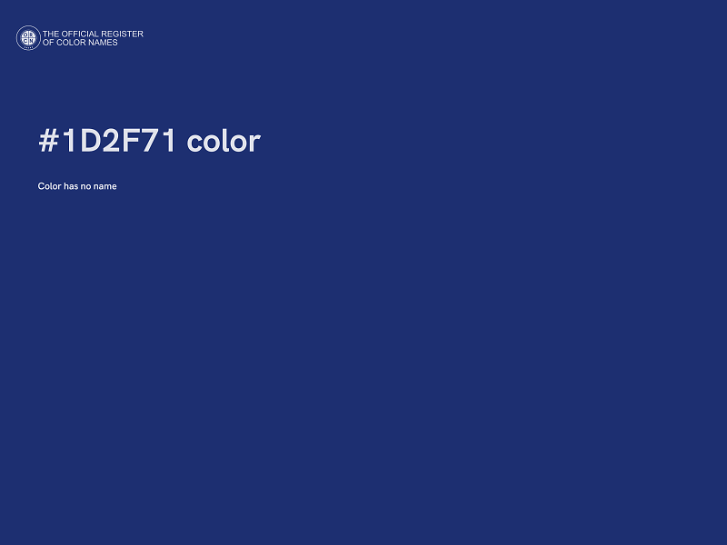 #1D2F71 color image