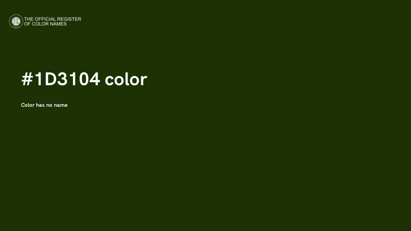 #1D3104 color image