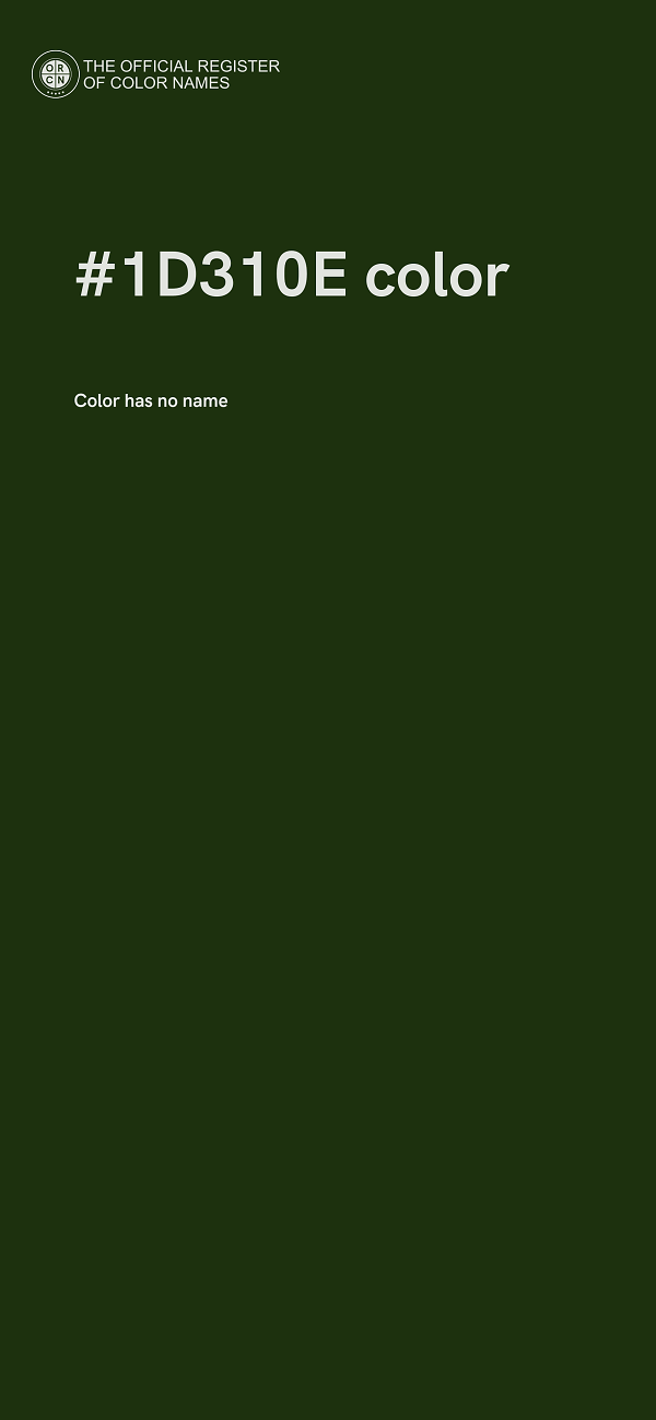 #1D310E color image