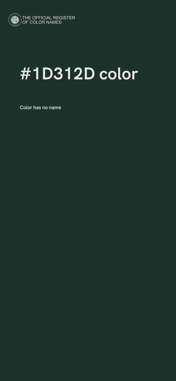 #1D312D color image