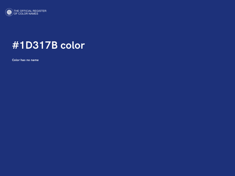 #1D317B color image