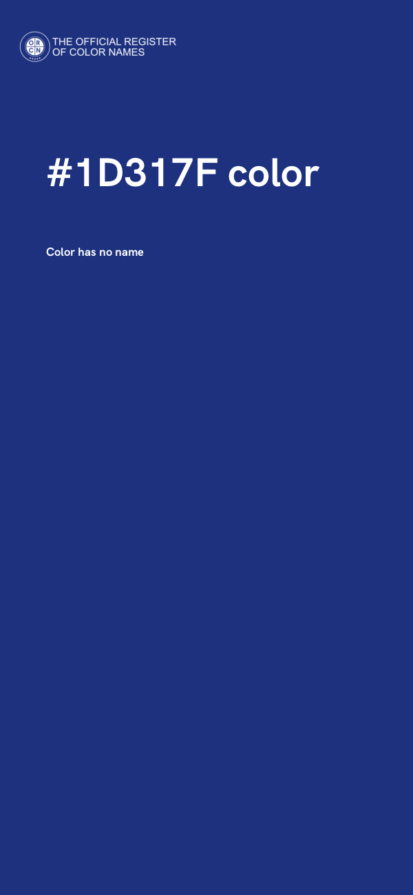 #1D317F color image