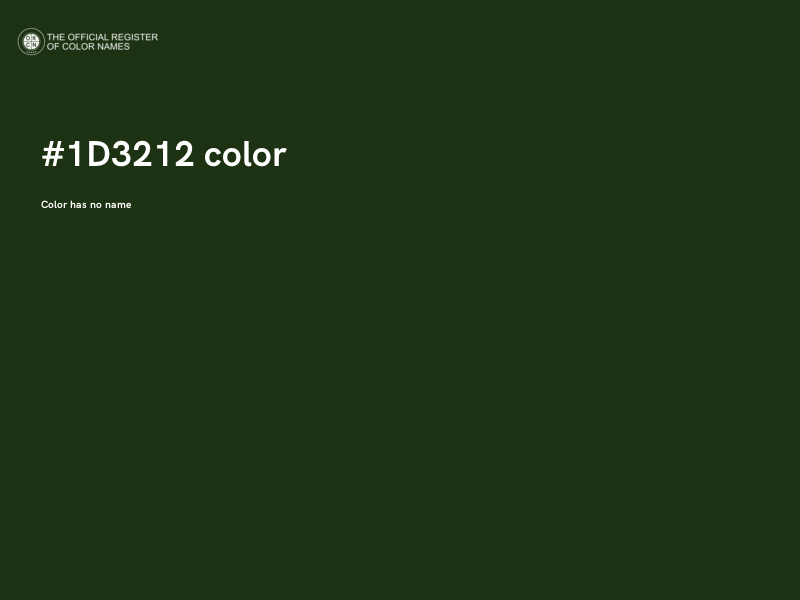 #1D3212 color image