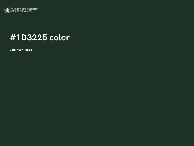 #1D3225 color image