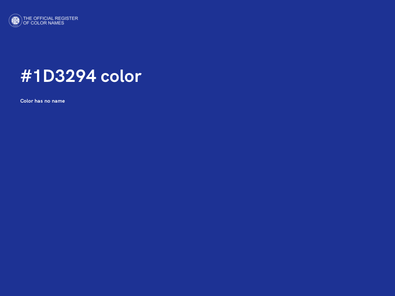 #1D3294 color image