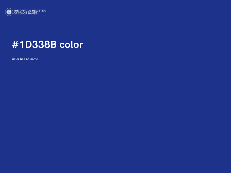 #1D338B color image