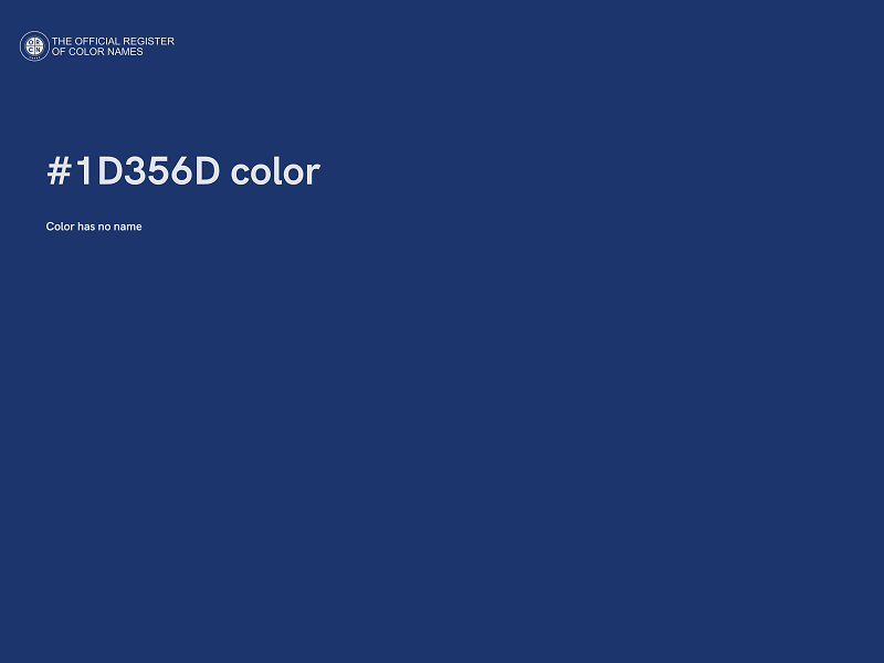 #1D356D color image