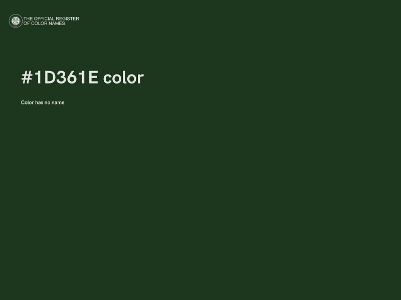 #1D361E color image