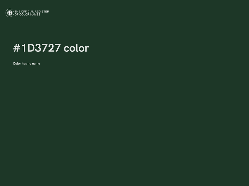 #1D3727 color image
