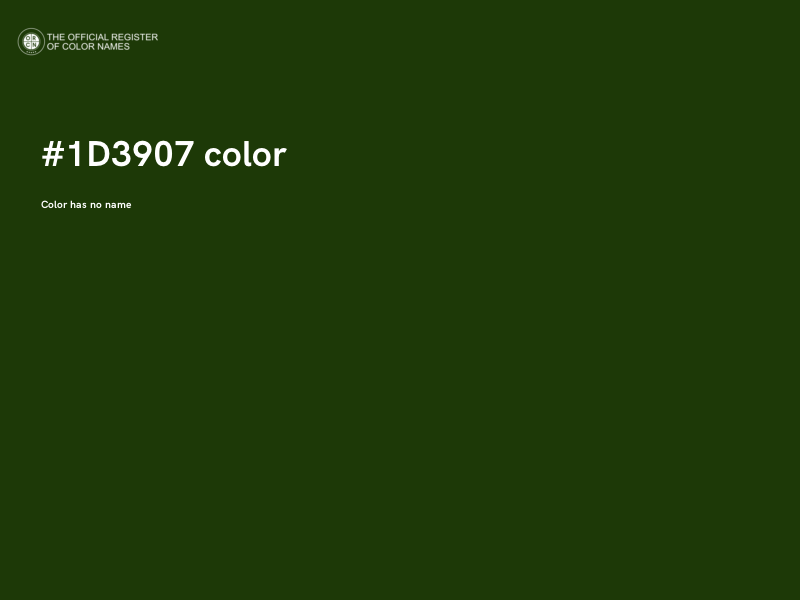 #1D3907 color image