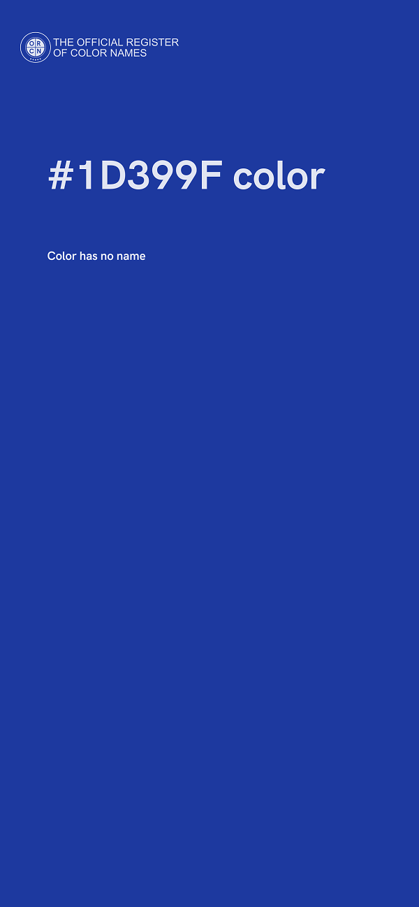 #1D399F color image