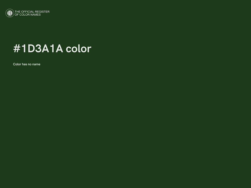 #1D3A1A color image
