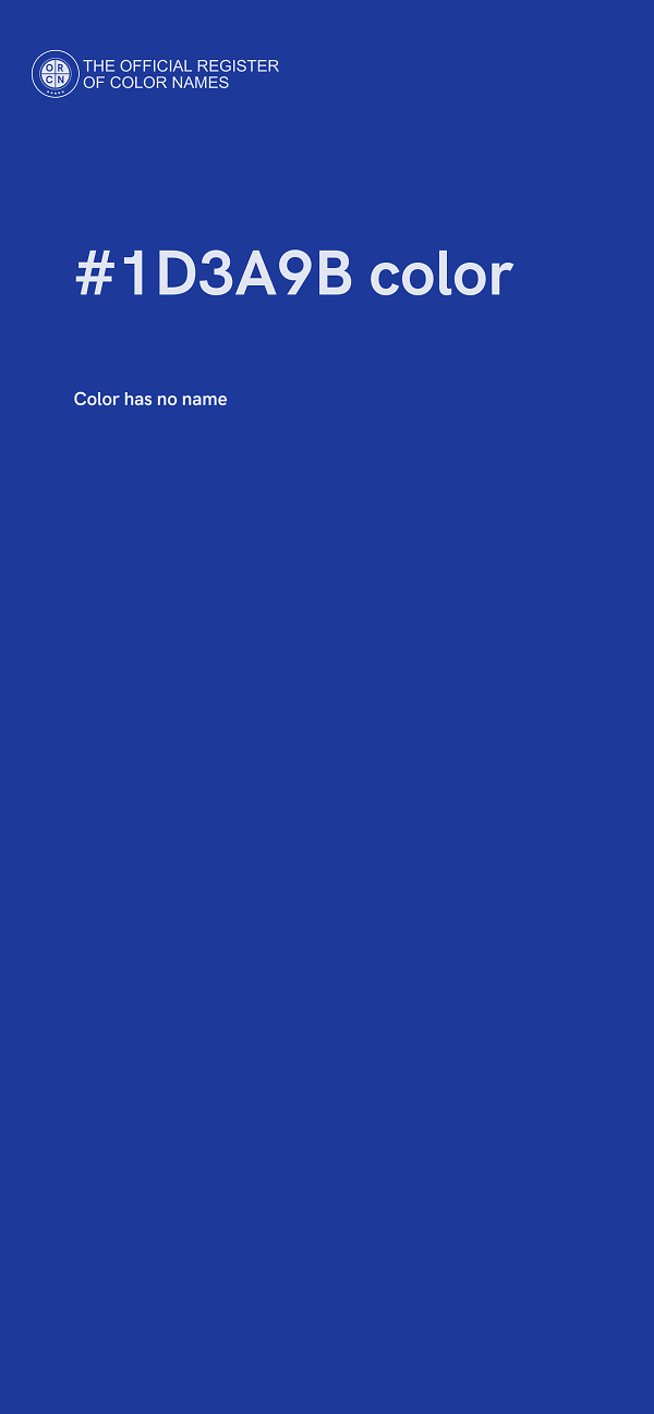 #1D3A9B color image