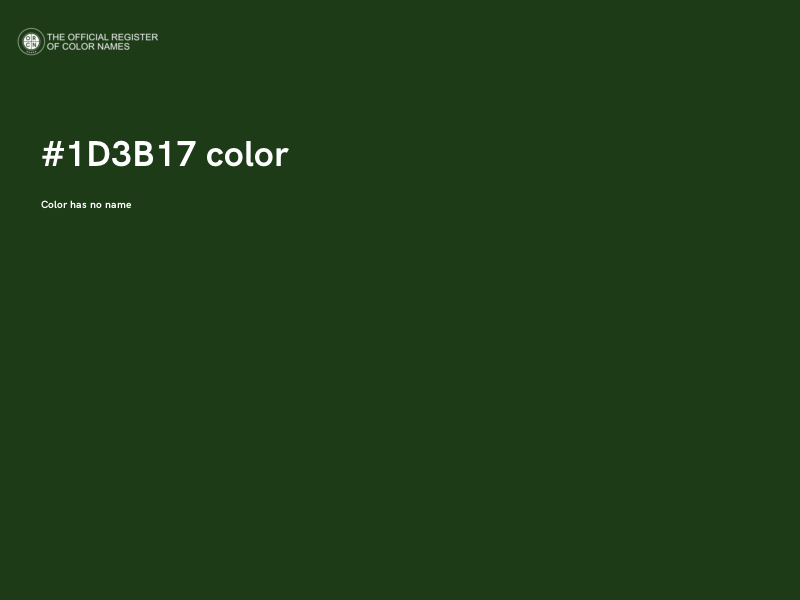 #1D3B17 color image