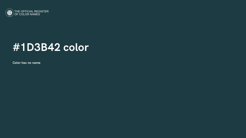 #1D3B42 color image