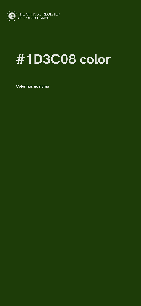 #1D3C08 color image