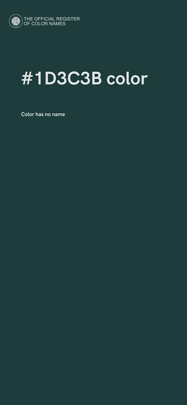 #1D3C3B color image