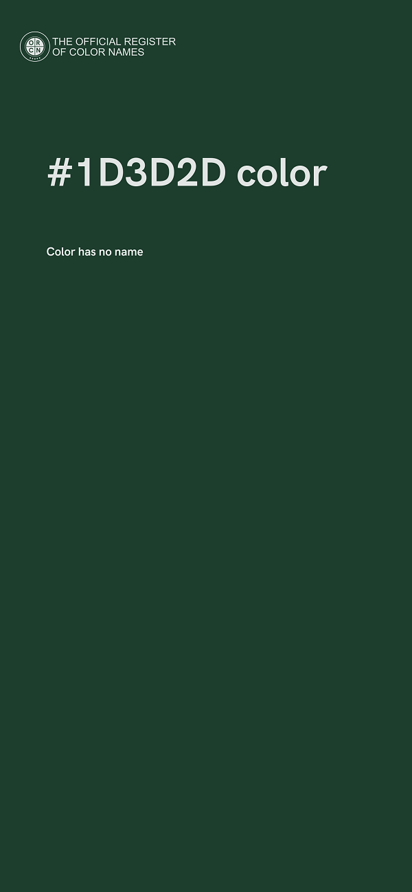 #1D3D2D color image