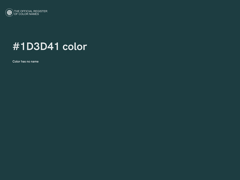 #1D3D41 color image