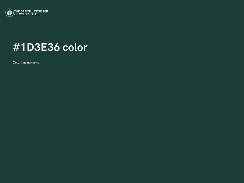 #1D3E36 color image