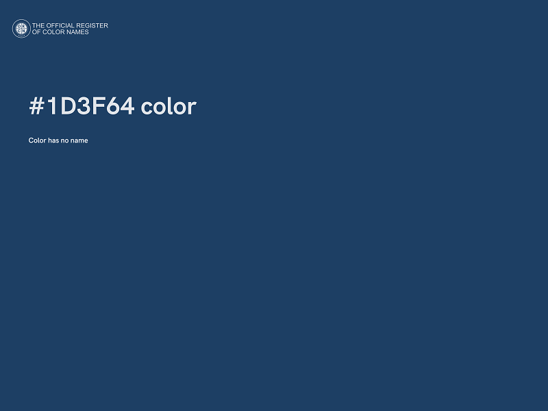 #1D3F64 color image