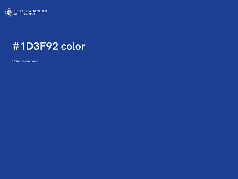 #1D3F92 color image