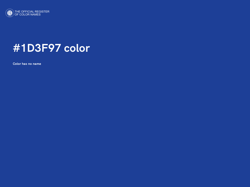 #1D3F97 color image