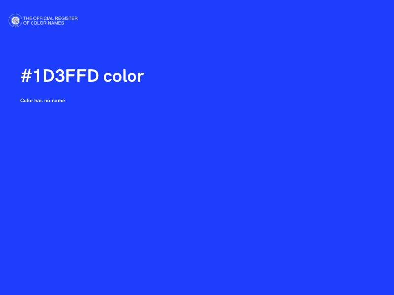 #1D3FFD color image