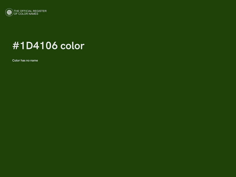 #1D4106 color image