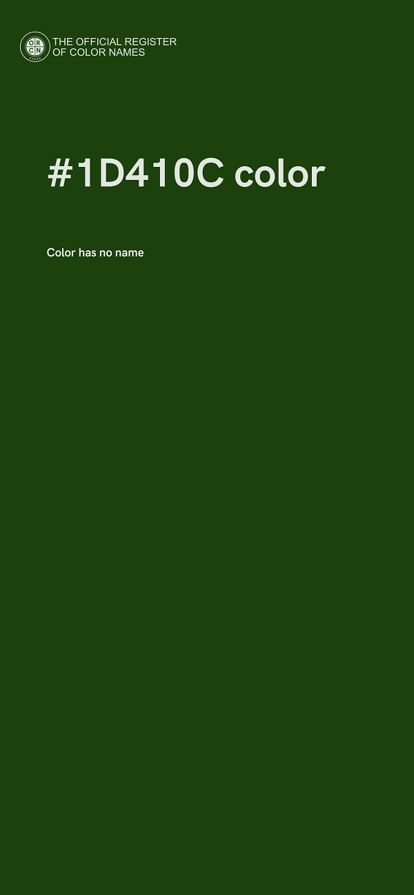 #1D410C color image