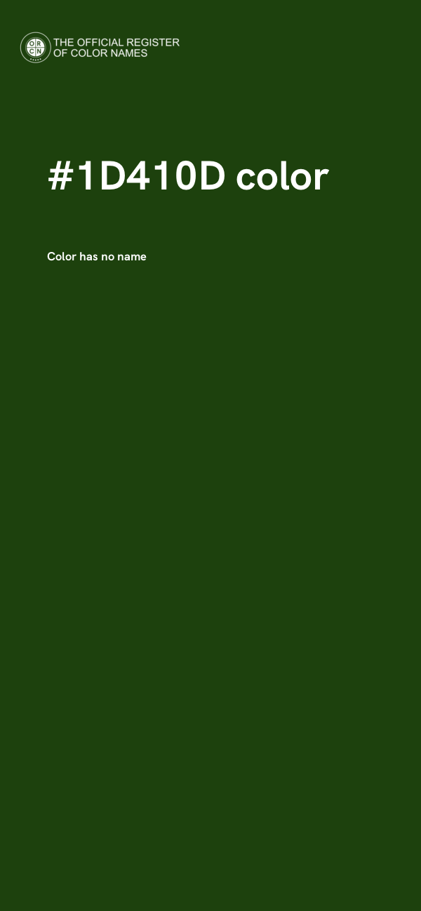 #1D410D color image