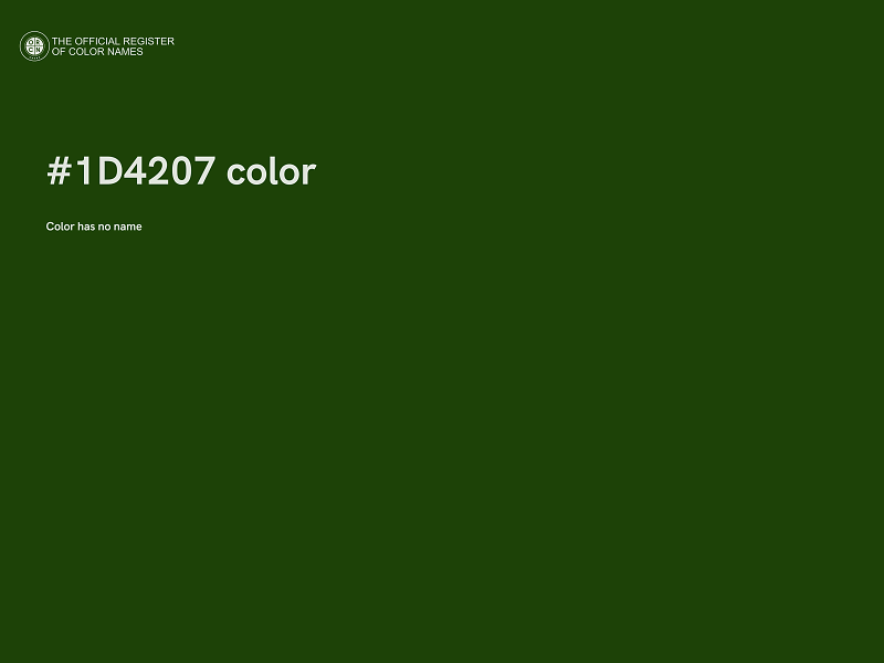 #1D4207 color image