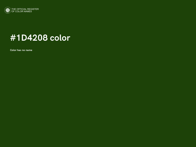 #1D4208 color image