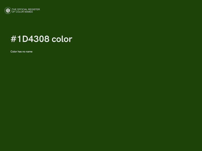 #1D4308 color image