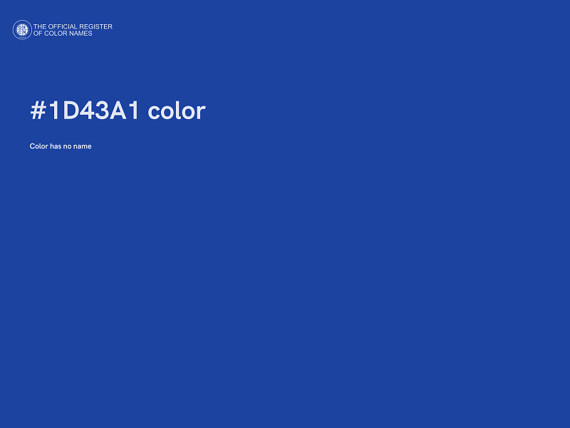 #1D43A1 color image