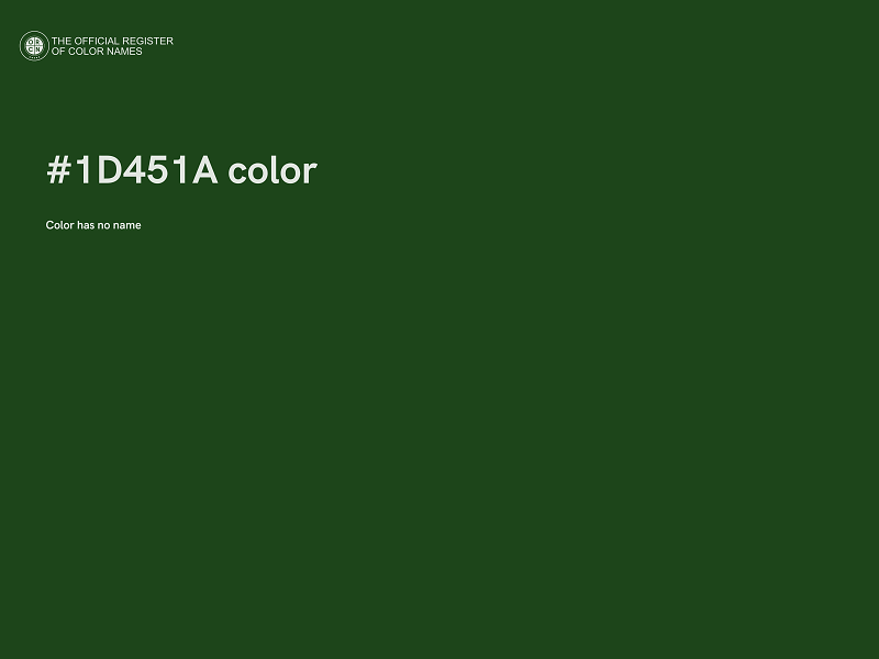 #1D451A color image