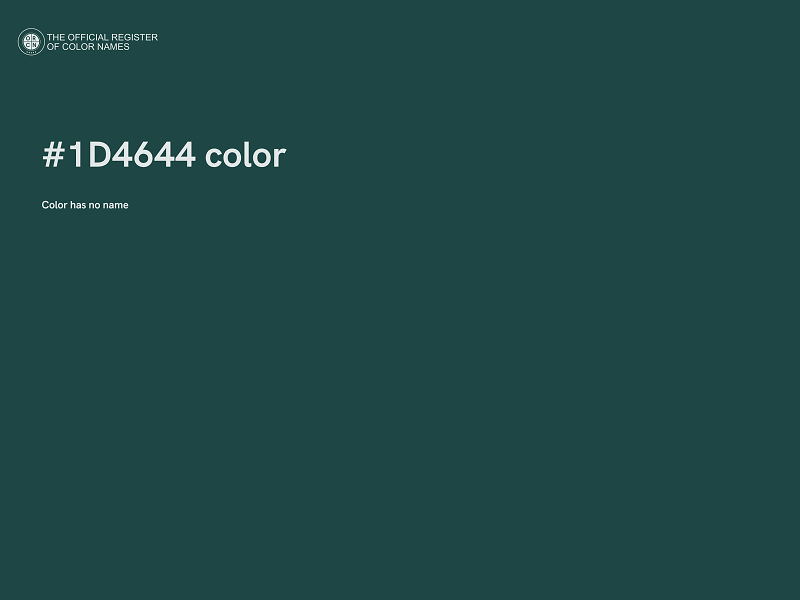 #1D4644 color image