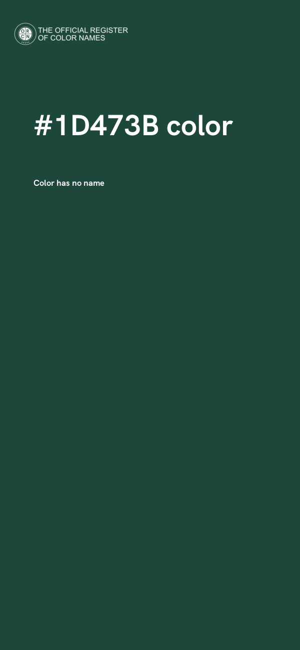 #1D473B color image
