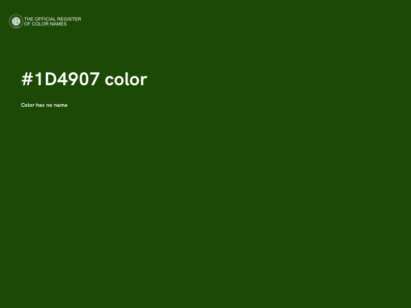 #1D4907 color image