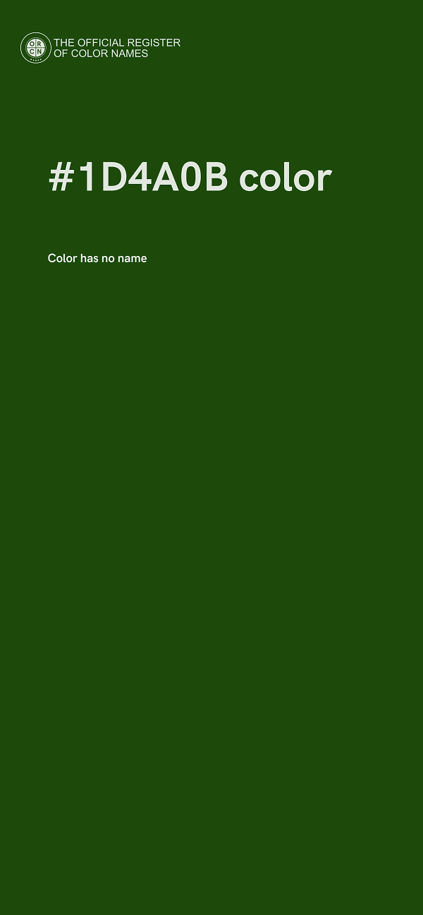 #1D4A0B color image