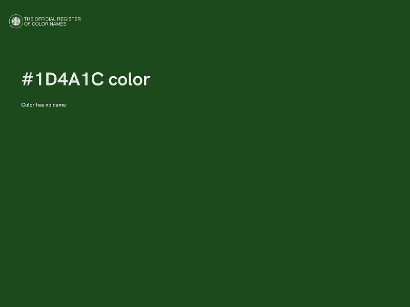 #1D4A1C color image