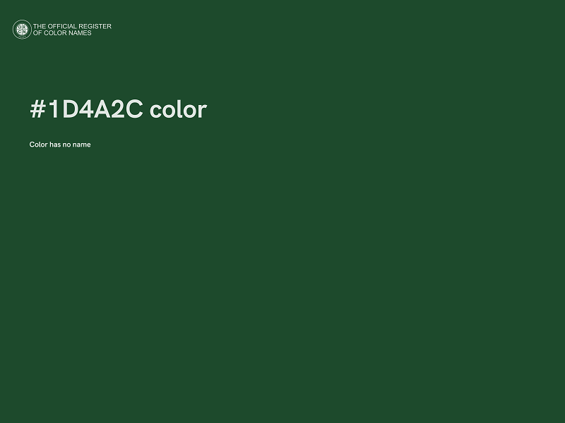 #1D4A2C color image
