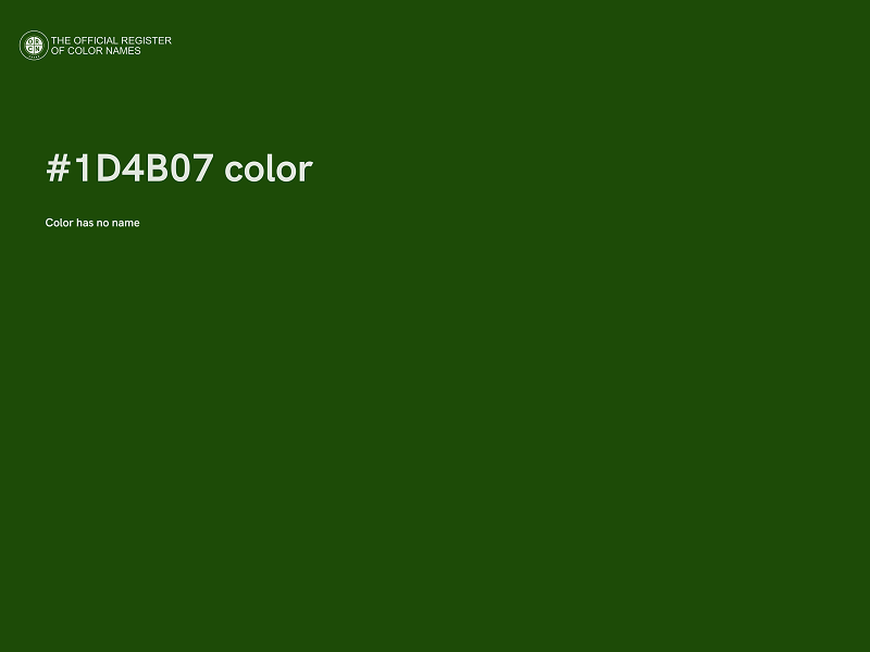#1D4B07 color image