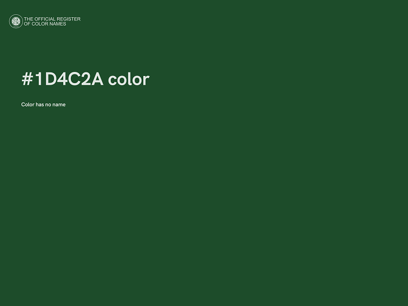 #1D4C2A color image