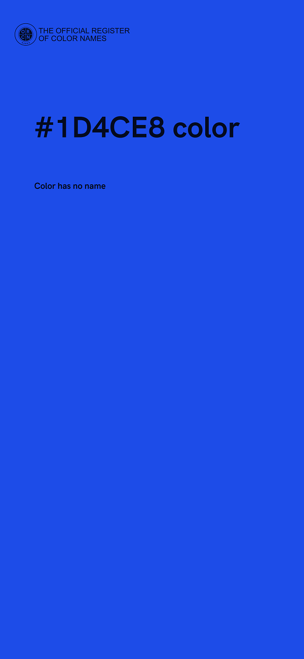 #1D4CE8 color image