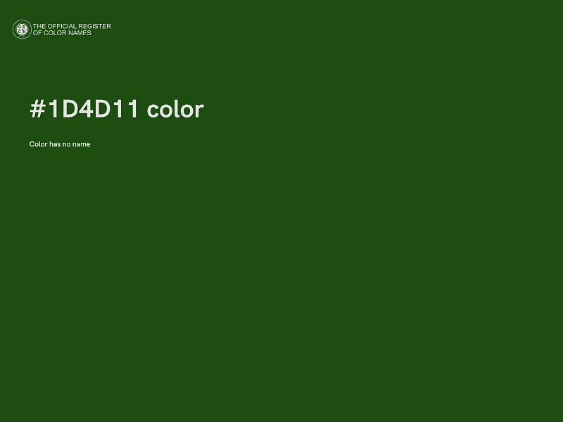 #1D4D11 color image