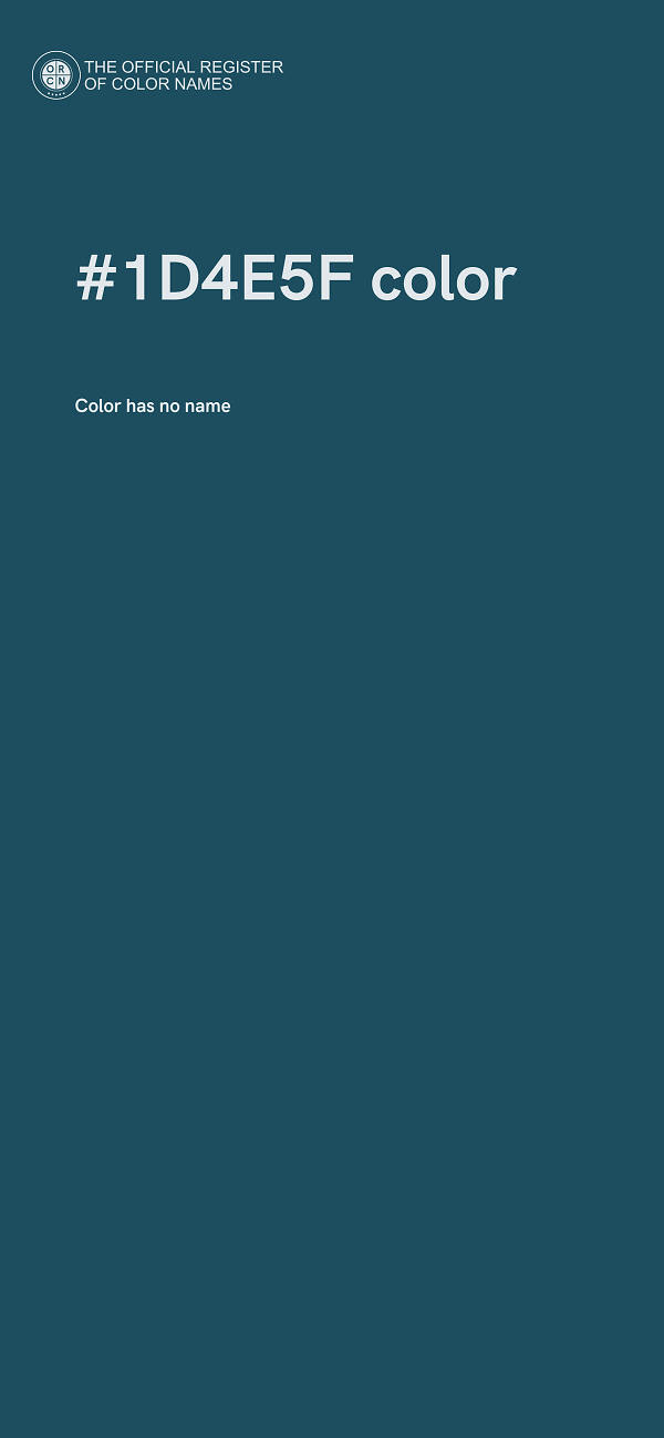 #1D4E5F color image