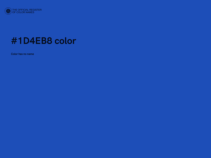 #1D4EB8 color image