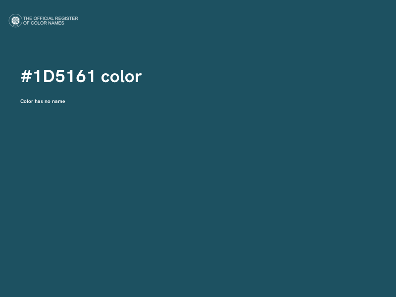 #1D5161 color image
