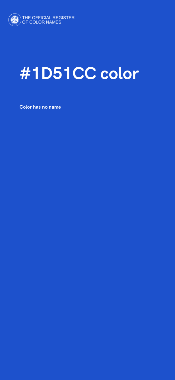 #1D51CC color image